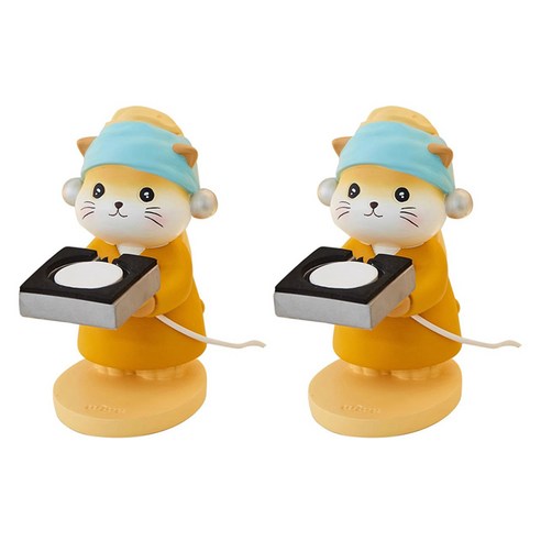 Tiger Pavilion 펄 키티 애플 워치 충전 거치대, 2개