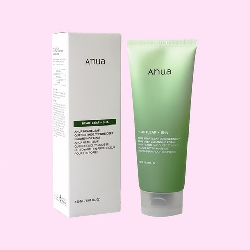 아누아 쿼세티놀 모공 딥 클렌징 폼, 150ml, 1개