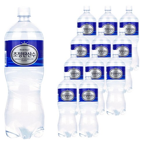 초정탄산수 플레인, 1.5L, 12개