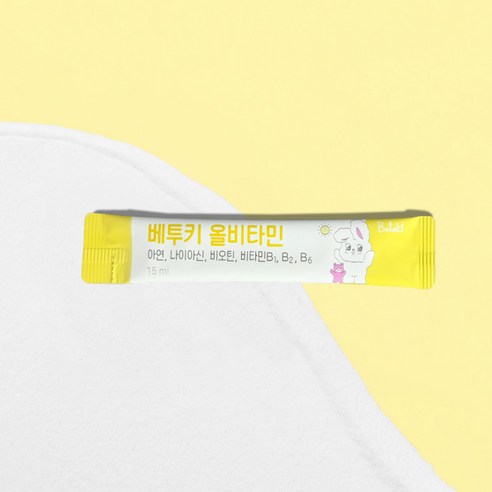 베투키 올비타민 액상 어린이 유아 종합 멀티 비타민 아연 엽산 30회분, 1개 이미지 3