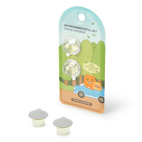 카카오프렌즈 차량용방향제 송풍구형 정품 리필 2개입 솔직 후기 | 실사용자 리뷰 분석 썸네일