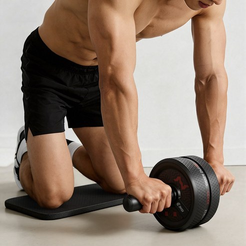 OMYGA 프리미엄 무소음 ab슬라이드 롤아웃 복근운동기구 이미지 2