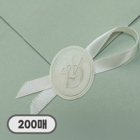 무하다 WD 형압 스티커, 200매