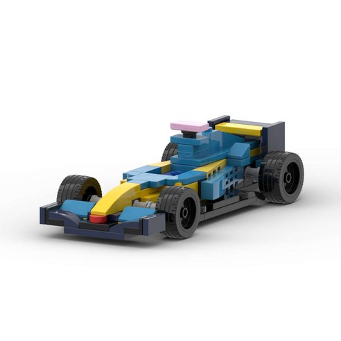 MOC Renault 르노 R25 2005 F1 포뮬러 1 레이스카 자동차 모형 100PCS+ 키덜트 호환 나노 블록 꿈꾸는다락방