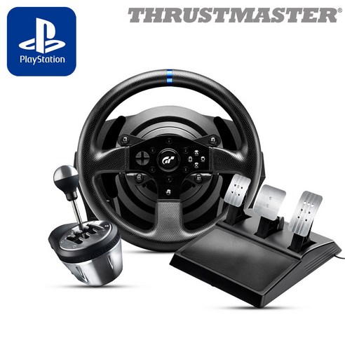 트러스트마스터 T300RS GT 레이싱휠 TH8A 쉬프터 패키지(PS5 PS4 PC용), 1개