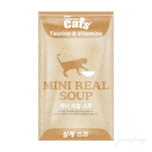 자깡몰 더캣츠 미니리얼스프 삼계스프40g 간식, 40g, 1개, 상세참조