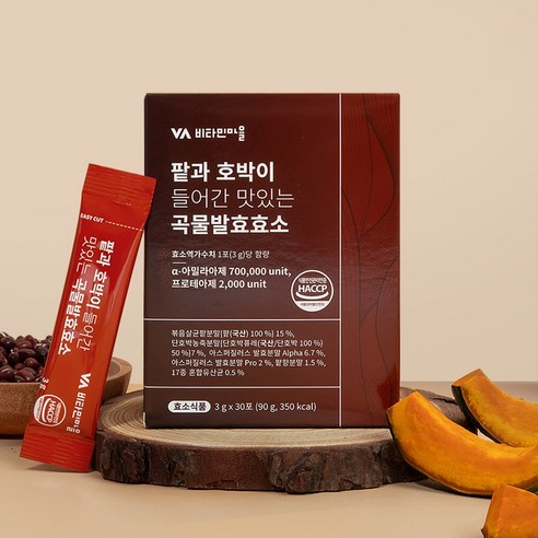 비타민마을 팥과 호박이 들어간 맛있는 곡물 발효 효소 90g, 1개 맛있게 먹은 솔직 후기 - 상품 이미지 4