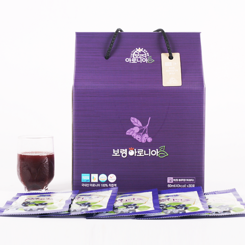 별빛농부 100% 아로니아즙 60일분 간편스틱 아로니아 농축액 원액 명절 추석 선물 아로니아 애브리타임 눈건강 눈영양제 안토시아닌 600g, 1개 이미지 4