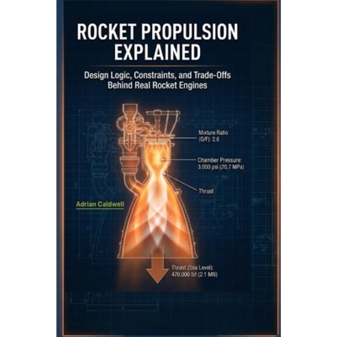 (영문도서)Rocket Propulsion Explained: Design Logic Constraints and Trade-Offs Behind Re... Paperback, Independently Published, English, 9798242281240