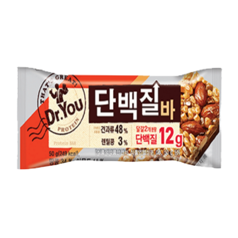 닥터유 단백질바 주머니쏙 50g, 12개 맛있게 먹은 솔직 후기 - 상품 이미지 1