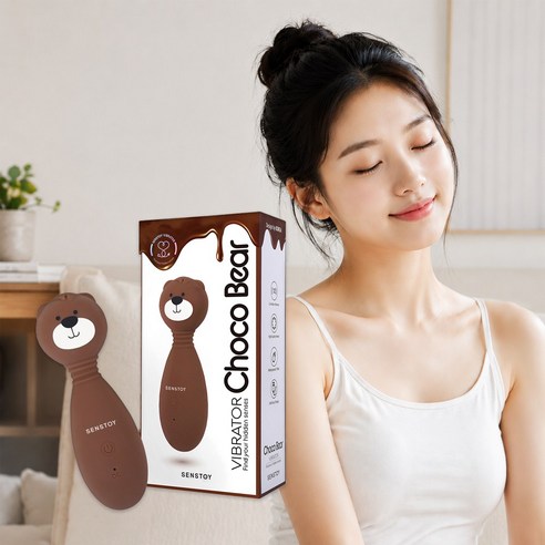 파워모터 핸디형 12단계 진동 곰돌이 마사자기 허리 어깨 미니 12단계, 브라운, 0015