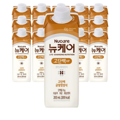 뉴케어 고단백 HP 하이프로틴 환자 노인 균형영양식 아침간편식 200ml... 실사용 후기 | 효과 있을까? - 상품 이미지 1