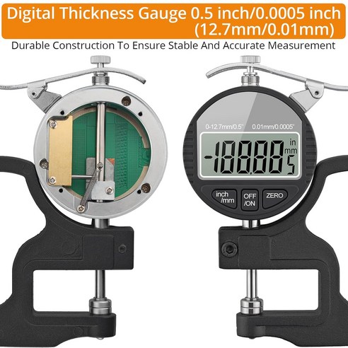 네오텍 디지털 두께 게이지 0.5인치/12.7mm 0.0005인치/0.0... 솔직 후기 | 피부 타입별 분석 - 상품 이미지 3