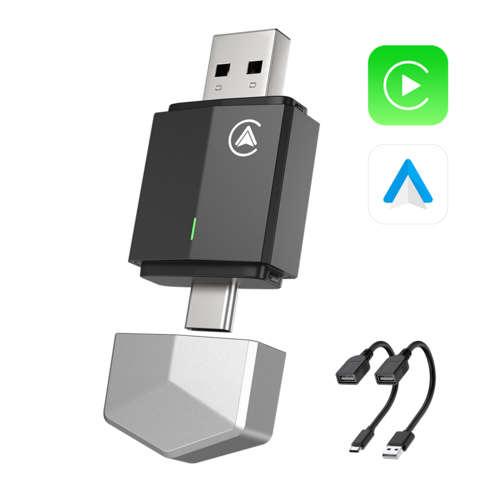 NICESUN 듀얼 커넥터 무선 스마트 자동차 어댑터 애플 카플레이 안드... 실사용 후기 | 효과 있을까? 썸네일