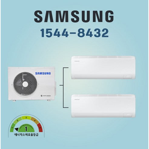 삼성 2IN1 3IN1 벽걸이 에어컨 무풍 1등급 인버터 올인원, 일반배관형, 6+10평