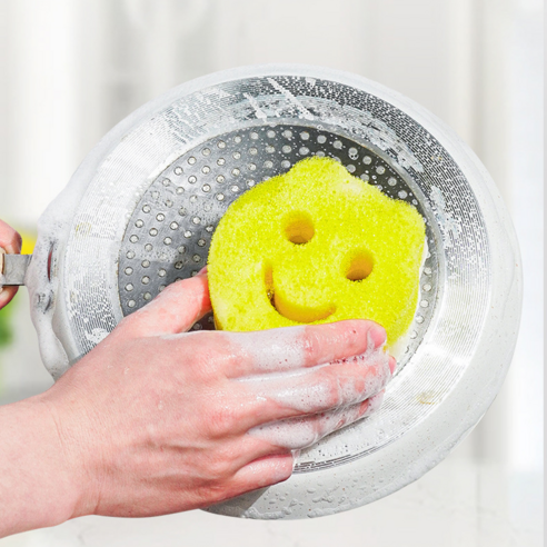 정품 스마일스크럽 수세미 흡착홀더 포함 랜덤발송 이미지 2