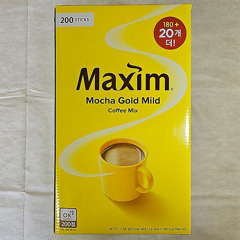 맥심 모카골드 마일드 커피믹스