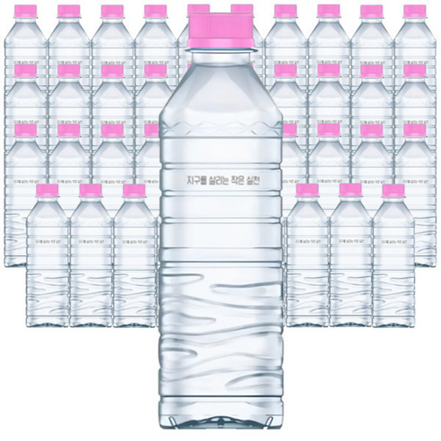 동원샘물 생수 무라벨 물 워터 생수500 생수 먹는샘물, 500ml, 40개