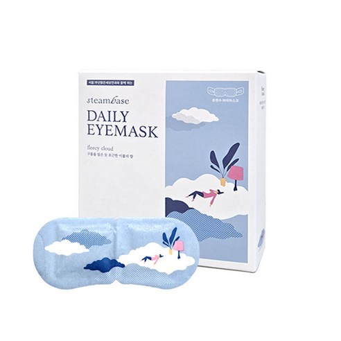 아이아쿠아 아이케어세정액 110ml + 스팀 온열안대 아이마스크(구름이불향) 5매입 이미지 3