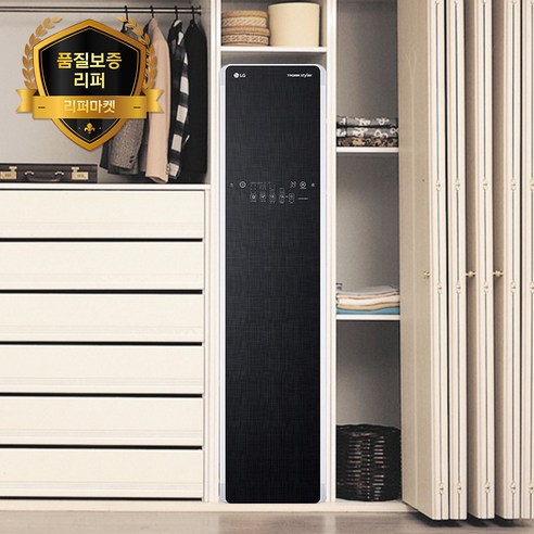 [방문기사설치] LG 스타일러 3벌+바지 1벌 S3BF 폐가전무상수거 블랙 폐가전수거, A급리퍼