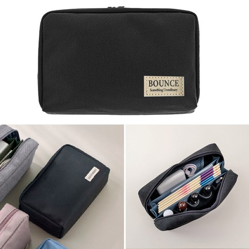 아디프로 멀티수납 여권 파우치 뱅크북 통장 가방 아코디언 분리수납 다용도 지갑