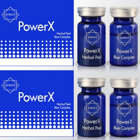 쥴레 파워엑스 해초필링 약초필링 스피큘 각질관리 허벌필1g + 블루 컴플렉스 6ml, 2개, 1g