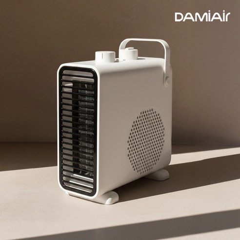 [26년형] 다미에어 프리미엄 1초 발열 PTC 미니 온풍기 이동식 전기 히터 난방기