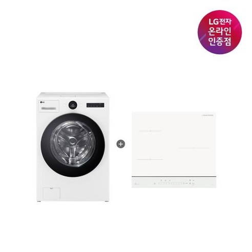 (LG전자) (세트상품) TROMM 오브제컬렉션 워시콤보(25kg/15kg/릴리화이트)+DIOS 오브제컬렉션 인덕션 3구(화이트) (FH25WA+BEI3QKHLOE/프리스탠딩), 프리스탠딩A, FH25WA+BEI3QKHLOE