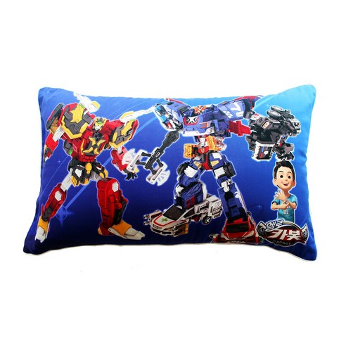 코알라컴퍼니 헬로카봇 시즌15 국내생산 모달코튼 베개 30x50cm 친환경 항균 솜포함, 3. 킹가이즈(차탄 오른쪽)