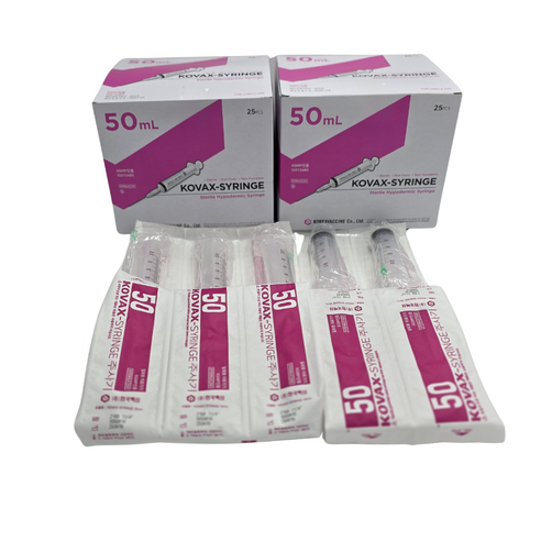 한국백신 일회용 주사기 50ml 21G 11/4" 25개, 2박스