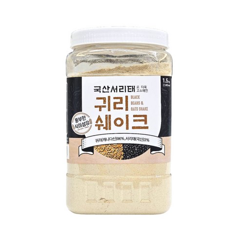 태광선식 국산 서리태 귀리쉐이크 1.5kg, 1.5kg, 1개