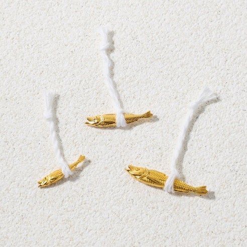 액막이 순금 명태 오브제