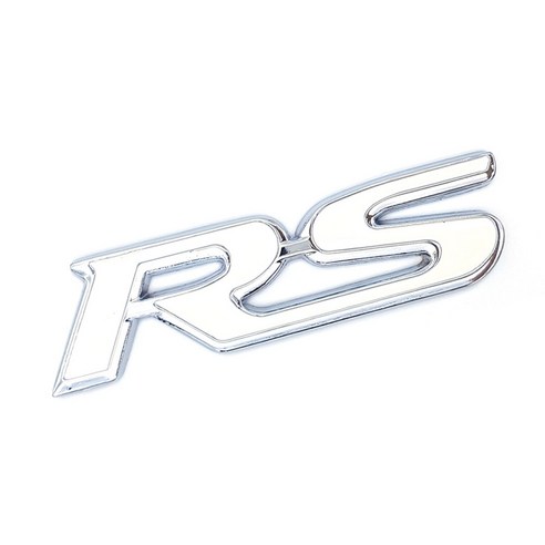쉐보레 RS 스티커 엠블럼 뱃지 (트레일블레이저 트랙스크로스오버), 화이트
