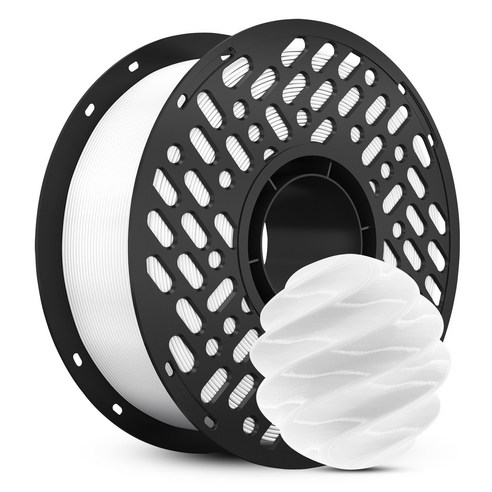 CaiLab PETG 3D 프린터 필라멘트 1.75mm 1kg 고인성 친환경 소재, 화이트, PETG 1KG