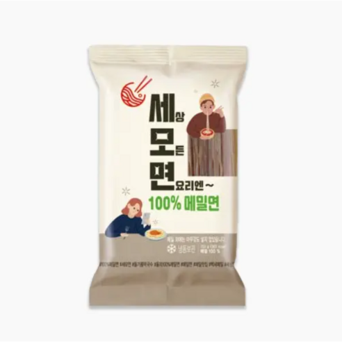 툭 끊기는 싸구려 메밀면은 이제 안녕 올리온 100% 메밀면