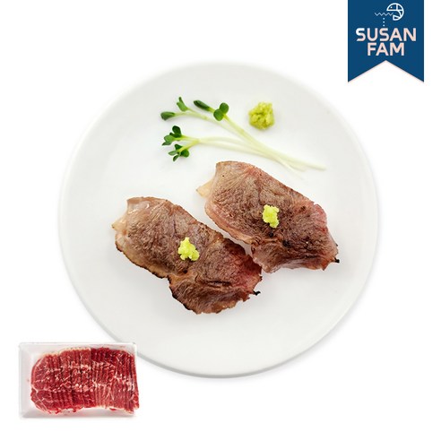 부채살 초밥 200g(약20절) 초밥용소고기 고명 타다끼