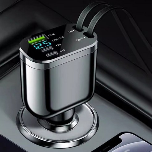 LA DERIVE 동시5대충전 릴타입 차량용 고속충전기 다목적형 type... 실사용 후기 | 효과 있을까? - 상품 이미지 2