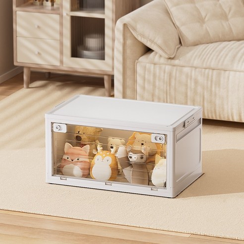 YEAAYE 다용도 접이식 폴딩 박스 JG3097 후기 분석 - 접었을 때의 슬림한 모습