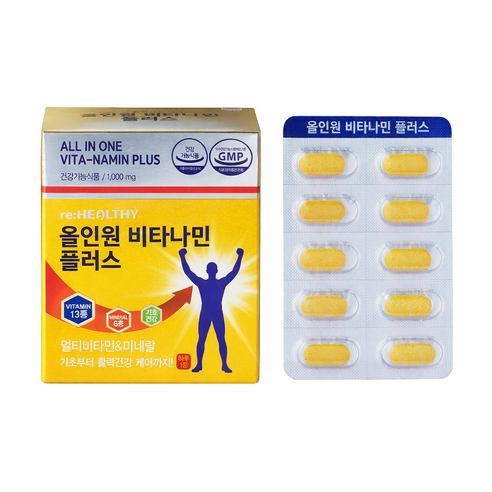 올인원 비타나민 플러스 DAILY 멀티비타민, 30정, 4개