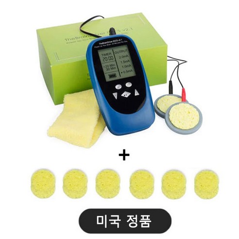 브레인 드라이버 Brain Driver tDCS + 추가 스펀지 6쌍 (관부가세포함가) 바이오리듬 기억력 집중력 명상 - 최의종 작가 우울증