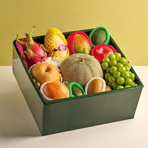 포장재와 과일 사진