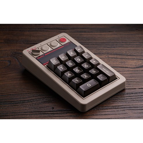 국내정발 8BitDo 레트로 18 넘버패드 Retro Mechanical Numpad, C64(차콜)