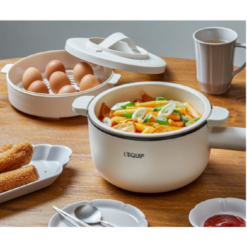 리큅 2in1 전기 멀티쿠커, LEP-P20WH화이트(WHITE)