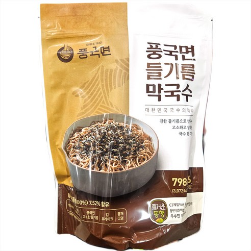 픙국면 들기름 막국수 6인분 798g, 2개