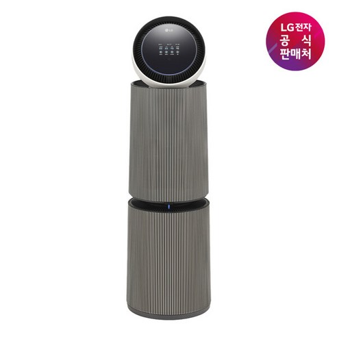 [무60] LG 퓨리케어 AI 오브제 360 공기청정기 M7 [AS356NSMA/NGMA] + 정품필터[PFSNMC01] 2개, 카밍 베이지