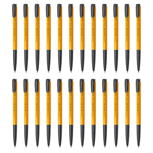 동아연필 동아 스피디볼 볼펜 (24자루), 1.0mm 블랙