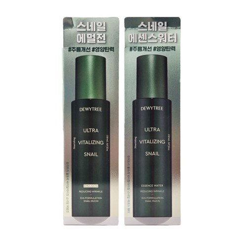 듀이트리 울트라 바이탈라이징 스네일 에멀전150ml+에센스워터 150ml 솔직 후기 | 피부 타입별 분석 썸네일