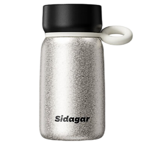 스타플러스 순티타늄 데일리 보온 텀블러, 블랙 럭스 플럼, 1개, 350ml