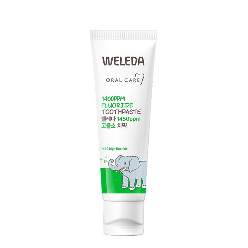벨레다 1450 고불소 어린이 치약 스피아민트향, 50g, 1개