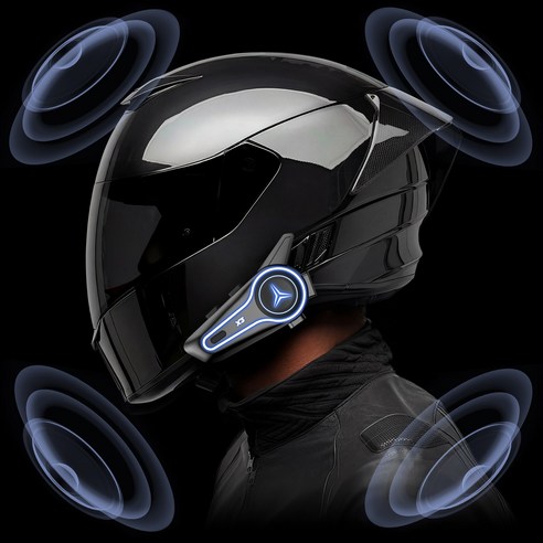 Mankiw맨큐 오토바이 전용 헬멧 블루투스 헤드셋 노이즈캔슬링 마이크 ... 실사용 후기 | 효과 있을까? - 상품 이미지 4